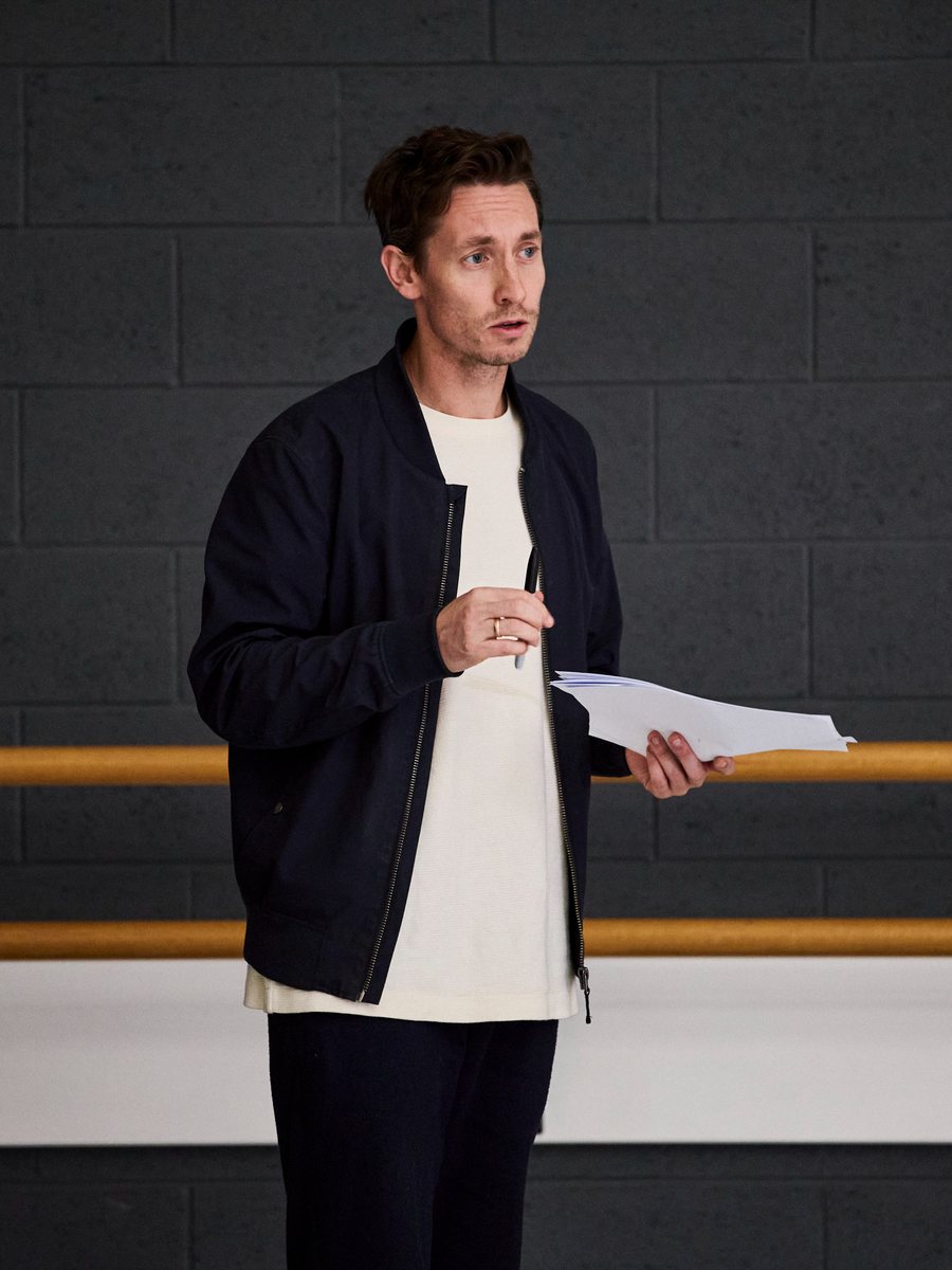 The Dig rehearsal — Matt working through the script